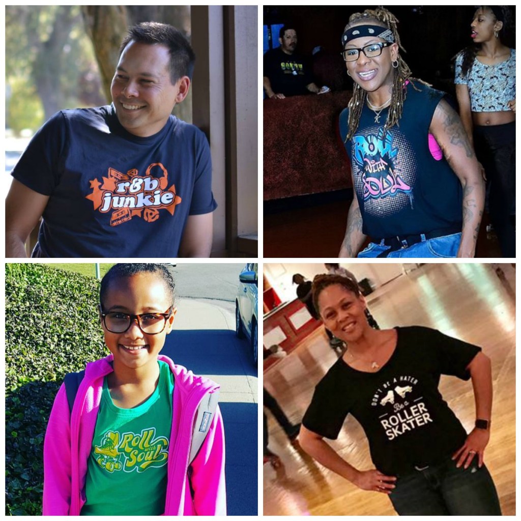 Roller skating themed t-shirts shirts apparel